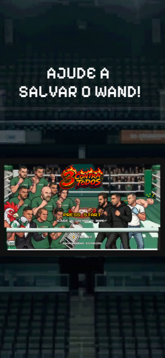 Tela do jogo 3 Contra Todos